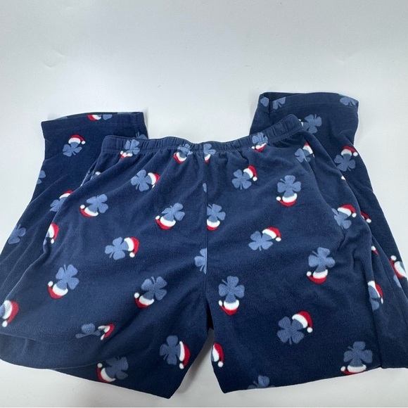 Lucky Brand Navy Pajama Pants with Santa Hat Design - Picture 7 of 8